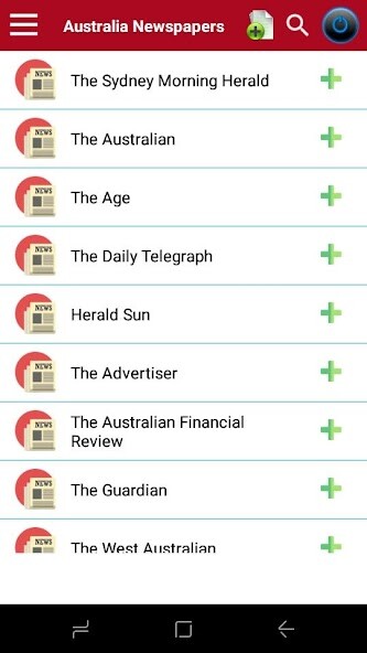 Run android online APK Australia Newspapers (Au News) from MyAndroid or emulate Australia Newspapers (Au News) using MyAndroid