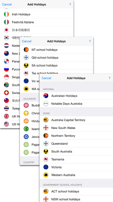 Emulate iPhone app Australian Holidays 2023 using MyAndroid Emulate iPhone app Australian Holidays 2023 using MyAndroid