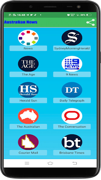 Run android online APK Australian News Online from MyAndroid or emulate Australian News Online using MyAndroid