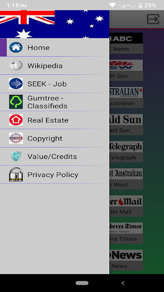 Emulate Android APK Australian NewsPapers