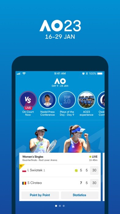 Emulate iPhone app Australian Open Tennis 2023 using MyAndroid Emulate iPhone app Australian Open Tennis 2023 using MyAndroid