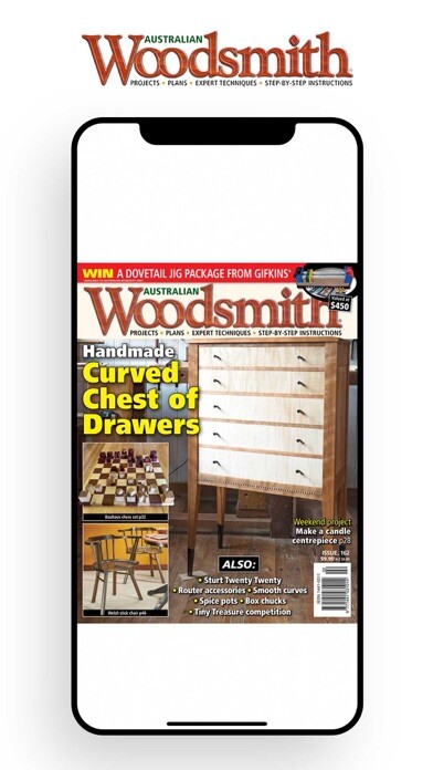 Emulate iPhone app Australian Woodsmith using MyAndroid