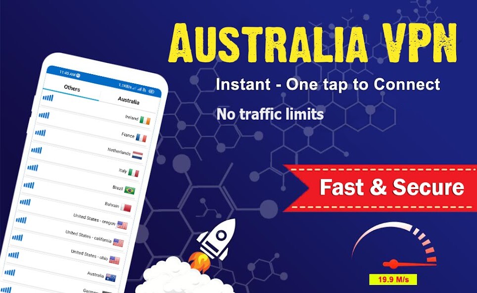 Run android online APK Australia VPN Secure VPN Proxy from MyAndroid or emulate Australia VPN Secure VPN Proxy using MyAndroid