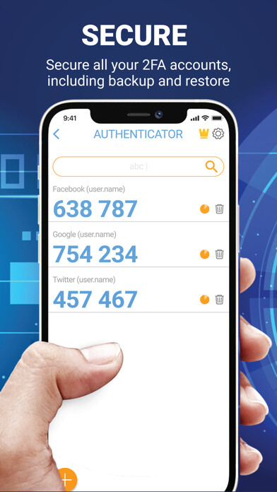 Emulate iPhone app Authenticator - Secure 2fa using MyAndroid