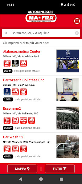 Emulate iPhone app AutoBenessere using MyAndroid