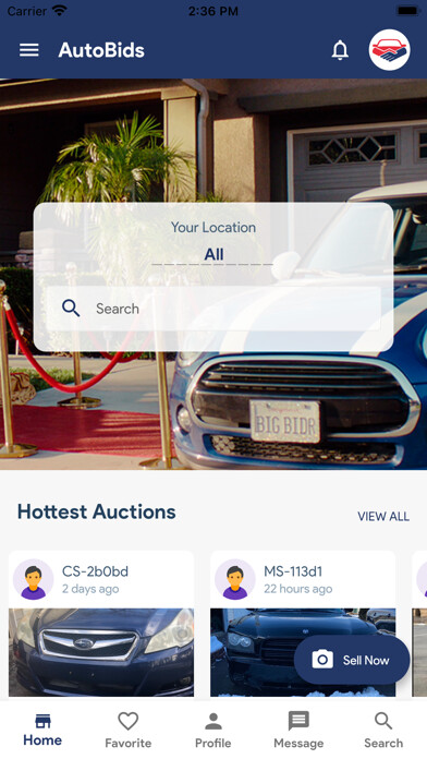 Emulate iPhone app AutoBids: Car Auctions using MyAndroid Emulate iPhone app AutoBids: Car Auctions using MyAndroid