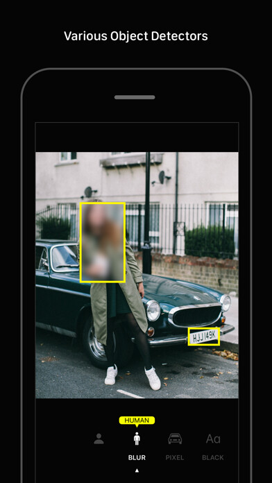 Emulate iPhone app Auto Blur+ using MyAndroid