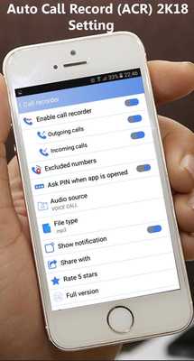 Emulate Android APK Auto Call Record (ACR) 2K18