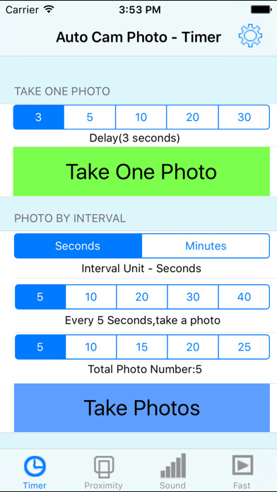 Emulate iPhone app Auto Cam Photo Standard using MyAndroid