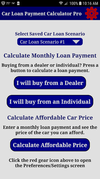 Run android online APK Auto Car Loan Payment Calc Pro from MyAndroid or emulate Auto Car Loan Payment Calc Pro using MyAndroid Run android online APK Auto Car Loan Payment Calc Pro from MyAndroid or emulate Auto Car Loan Payment Calc Pro using MyAndroid
