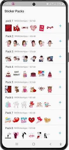 Run android online APK Autocollants couple amour stickers - WAStickersApp from MyAndroid or emulate Autocollants couple amour stickers - WAStickersApp using MyAndroid