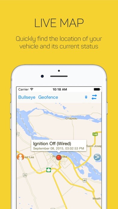 Emulate iPhone app AutoConnect GPS using MyAndroid
