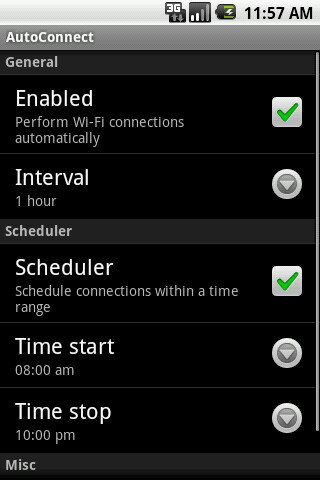 Emulate iPhone app Auto Connect using MyAndroid