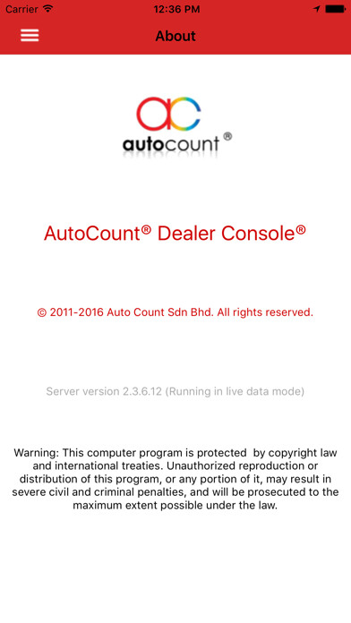 Emulate iPhone app Autocount Dealer Console using MyAndroid Emulate iPhone app Autocount Dealer Console using MyAndroid