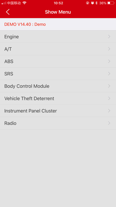 Emulate iPhone app Auto Diag-PRO diagnosis using MyAndroid Emulate iPhone app Auto Diag-PRO diagnosis using MyAndroid
