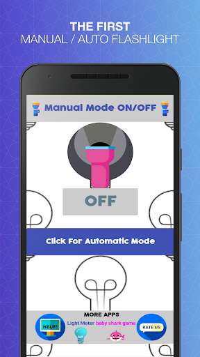 Run android online APK AUTO flash: Automatic flash Light from MyAndroid or emulate AUTO flash: Automatic flash Light using MyAndroid