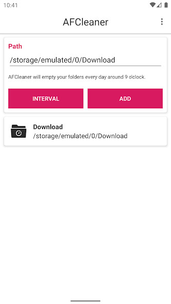 Run android online APK Auto Folder Cleaner from MyAndroid or emulate Auto Folder Cleaner using MyAndroid