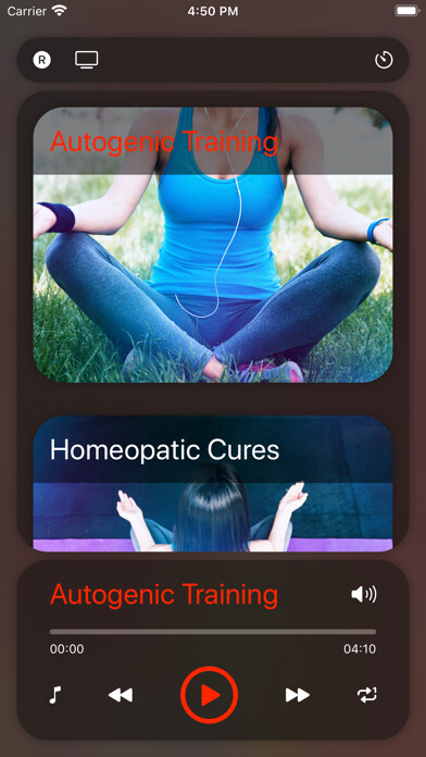 Emulate iPhone app Autogenic Training Music using MyAndroid Emulate iPhone app Autogenic Training Music using MyAndroid