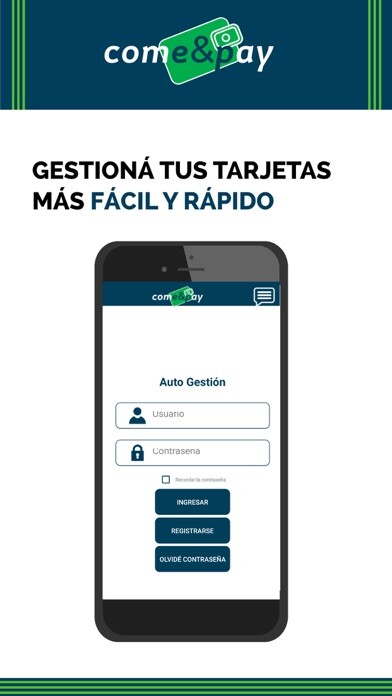 Emulate iPhone app AutoGestión Come & Pay using MyAndroid Emulate iPhone app AutoGestión Come & Pay using MyAndroid