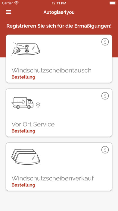 Emulate iPhone app autoglas4you using MyAndroid Emulate iPhone app autoglas4you using MyAndroid