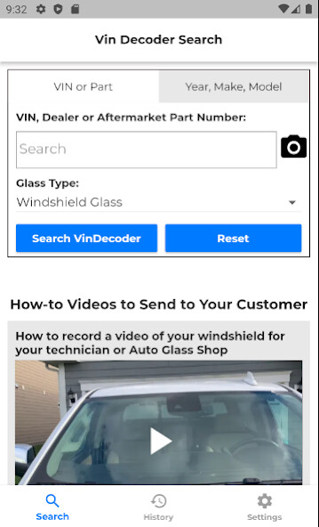 Run android online APK AutoGlassCRM Vindecoder ZA from MyAndroid or emulate AutoGlassCRM Vindecoder ZA using MyAndroid