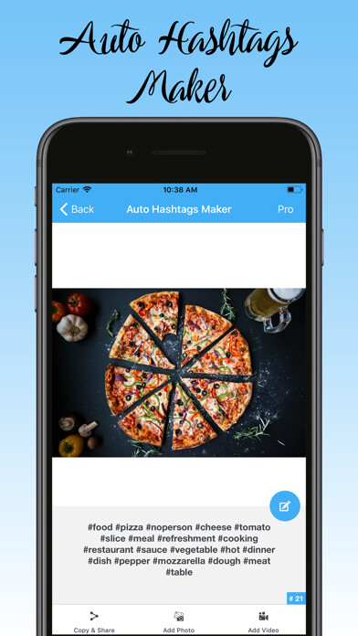 Emulate iPhone app Auto Hashtags Maker using MyAndroid Emulate iPhone app Auto Hashtags Maker using MyAndroid
