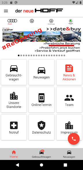 Run android online APK Autohaus HOFF from MyAndroid or emulate Autohaus HOFF using MyAndroid