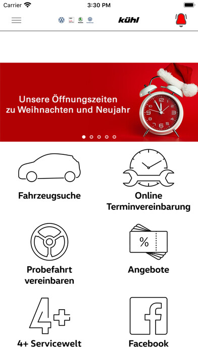 Emulate iPhone app Autohaus Kühl Hildesheim using MyAndroid Emulate iPhone app Autohaus Kühl Hildesheim using MyAndroid