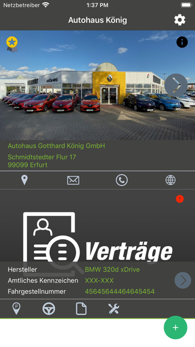 Emulate iPhone app Autohaus König using MyAndroid Emulate iPhone app Autohaus König using MyAndroid