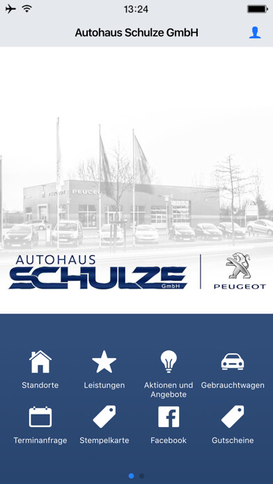 Emulate iPhone app Autohaus Schulze GmbH using MyAndroid