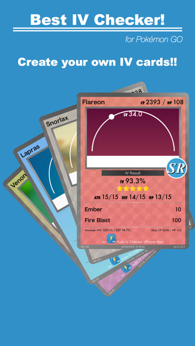 Emulate iPhone app Auto IV Checker for Pokémon GO using MyAndroid