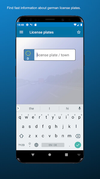 Run android online APK Autokennzeichen DE from MyAndroid or emulate Autokennzeichen DE using MyAndroid