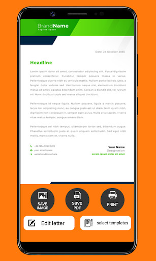 Auto Letterhead Maker: Business Letter Templates
