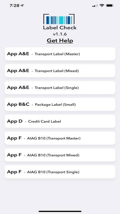 Emulate iPhone app Autoliv LabelCheck using MyAndroid