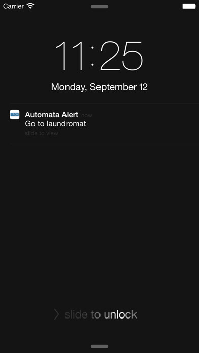 Emulate iPhone app Automata Alert using MyAndroid