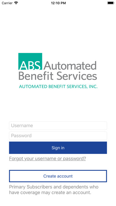 Emulate iPhone app Automated Benefit Services using MyAndroid Emulate iPhone app Automated Benefit Services using MyAndroid