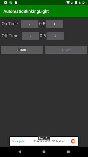 Run android online APK Automatic Blinking Light from MyAndroid or emulate Automatic Blinking Light using MyAndroid