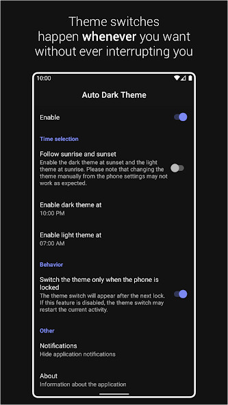 Emulate Automatic Dark Theme for Andro from MyAndroid or run Automatic Dark Theme for Andro using MyAndroid