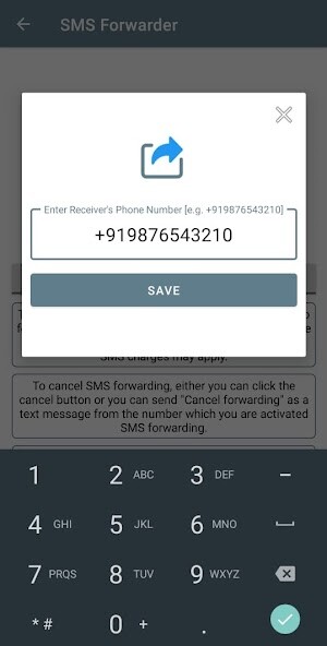 Emulate Automatic SMS Forwarder from MyAndroid or run Automatic SMS Forwarder using MyAndroid