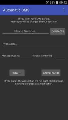 Emulate Android APK Automatic SMS