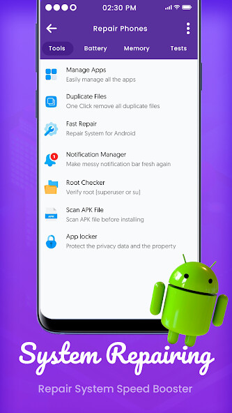 Run android online APK Automatic System Repairing from MyAndroid or emulate Automatic System Repairing using MyAndroid