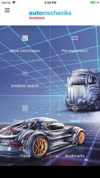Emulate iPhone app Automechanika Shanghai using MyAndroid