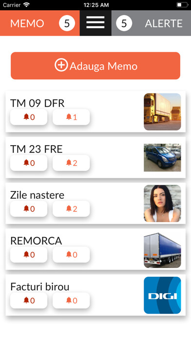 Emulate iPhone app AutoMemo using MyAndroid