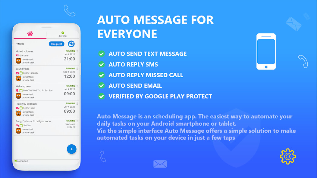 Run android online APK AUTO MESSAGE send reply SMS from MyAndroid or emulate AUTO MESSAGE send reply SMS using MyAndroid Run android online APK AUTO MESSAGE send reply SMS from MyAndroid or emulate AUTO MESSAGE send reply SMS using MyAndroid