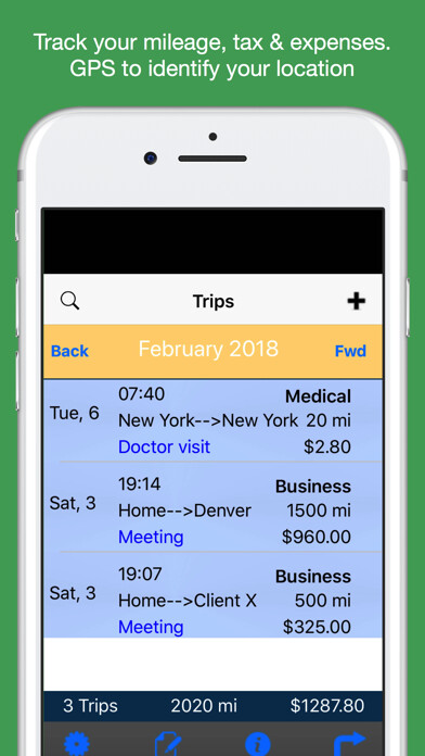 Emulate iPhone app Auto Mileage Logbook Tracker using MyAndroid Emulate iPhone app Auto Mileage Logbook Tracker using MyAndroid