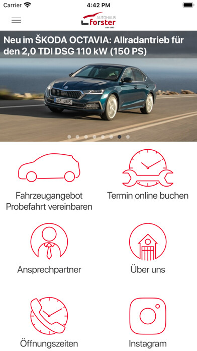 Emulate iPhone app Automobile Andreas Forster e.K using MyAndroid Emulate iPhone app Automobile Andreas Forster e.K using MyAndroid
