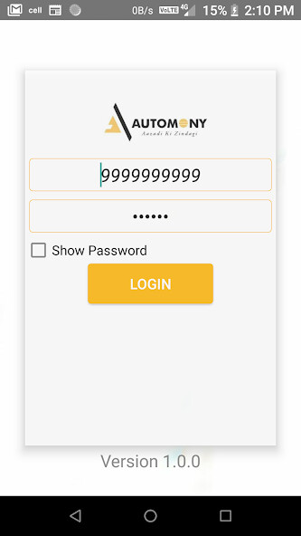 Run android online APK AutoMonyFin from MyAndroid or emulate AutoMonyFin using MyAndroid