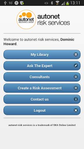 Run android online APK autonet risk services from MyAndroid or emulate autonet risk services using MyAndroid