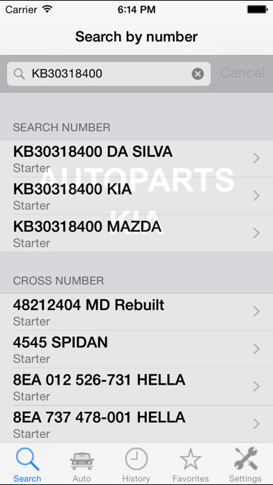Emulate iPhone app Autoparts for Kia using MyAndroid Emulate iPhone app Autoparts for Kia using MyAndroid