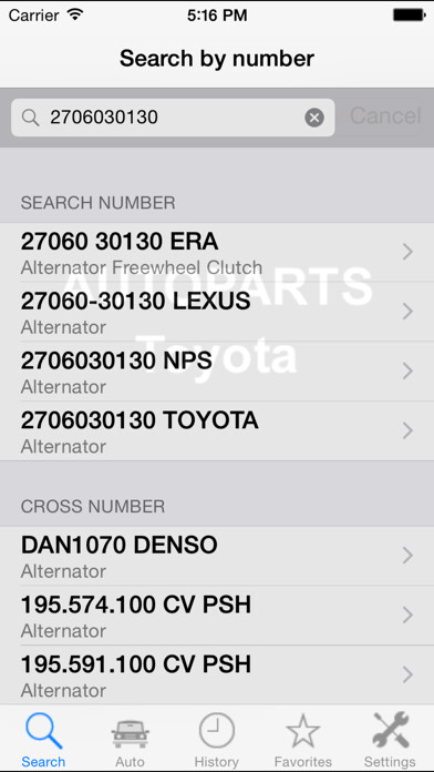 Emulate iPhone app Autoparts for Toyota using MyAndroid Emulate iPhone app Autoparts for Toyota using MyAndroid